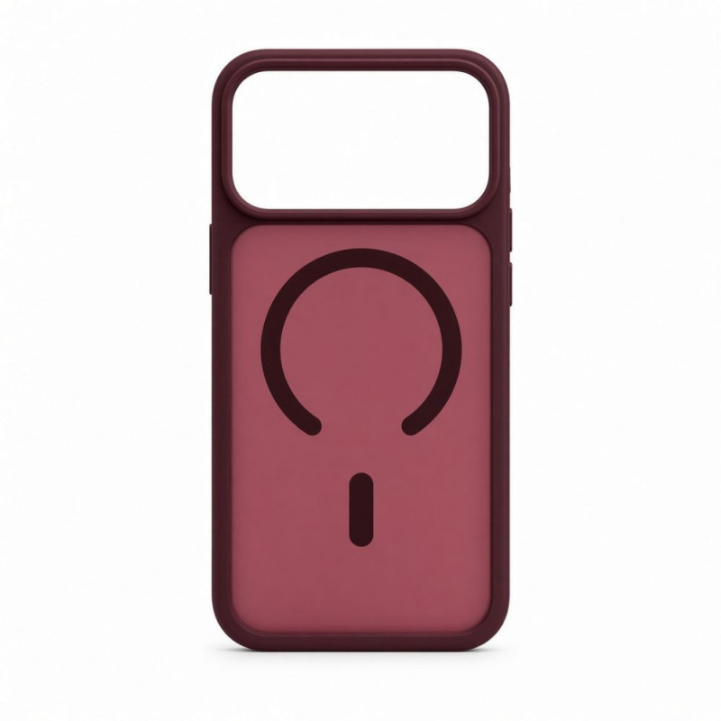 Evelatus Silver-Shield Skin Feel 2-in-1 MagSafe dėklas, skirtas Apple iPhone 18 Pro Max, bordo