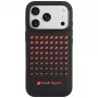 Audi Sport sintetinės odos MagSafe dėklas, skirtas iPhone 18 Pro / 17 Pro, juodas