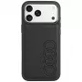 Audi TT sintetinės odos MagSafe dėklas iPhone 18 Pro Max / 17 Pro Max, juodas