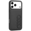 Audi TT sintetinės odos MagSafe dėklas iPhone 18 Pro Max / 17 Pro Max, juodas