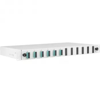 EFB Elektronik ištraukiama šviesolaidžių sujungimo dėžutė SC 50/125 µm OM3, 12 pigtailų, 6 adapteriai