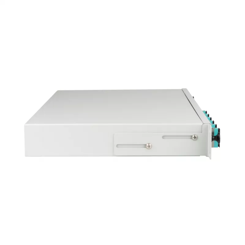 EFB Elektronik ištraukiama šviesolaidžių sujungimo dėžutė SC 50/125 µm OM3, 12 pigtailų, 6 adapteriai