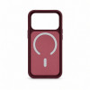 Evelatus Silver-Shield Skin Feel 2-in-1 MagSafe dėklas, skirtas Apple iPhone 18 Pro, bordo