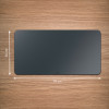 Leitz stalo kilimėlis, 700 x 360 mm, perdirbta oda, lygus, tamsiai pilkas (5385-00-89)