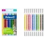 Pelikan Colorella Duo C407 flomasteriai, įvairių spalvų, 10 vnt.