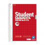 Brunnen Collegeblock Student bloknotas DIN A4, languotas