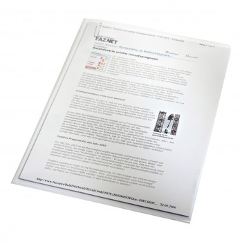 Leitz Standard 4000 perforuotos dokumentų įmautės A4, grūdėtos, 0,13 mm PP, skaidrios, 100 vnt.