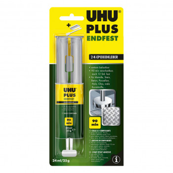 UHU PLUS SCHNELLFEST dviejų komponentų klijai 25.0 g