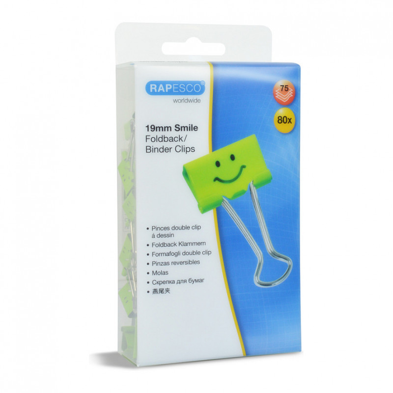 RAPESCO® dokumentų segtukai žali 1,9 cm