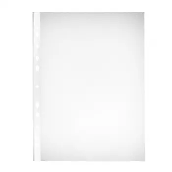 herlitz dokumentų įmautės DIN A4, skaidrios, 0,085 mm PP, euro perforacija, atidaromos viršuje