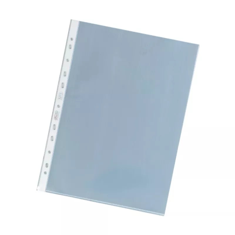 herlitz dokumentų įmautės DIN A4, skaidrios, 0,085 mm PP, euro perforacija, atidaromos viršuje