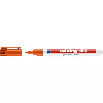 edding 400 nuolatinis žymeklis, 1,0 mm, oranžinis