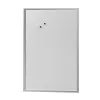 herlitz magnetinė baltoji lenta 60 x 80 cm, baltai lakuotas plienas, sidabrinės spalvos medinis rėmas