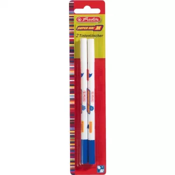 herlitz Superhai rašalinis trintukas, linijos plotis M, trynimo ir taisymo antgaliai, 2 vnt.