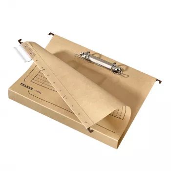 Falken pakabinamas segtuvas DIN A4, 4 cm, rudas (natron) (11288156)