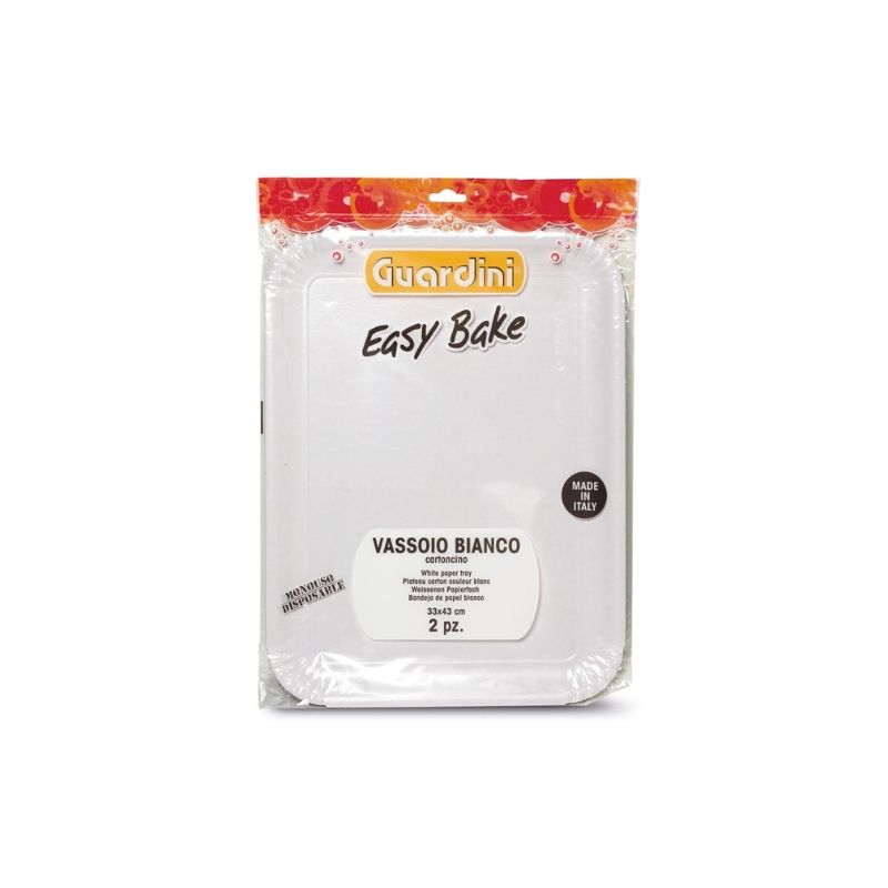 Guardini Easy Bake popieriniai serviravimo padėklai, balti, 23 x 31 cm, 3 vnt.
