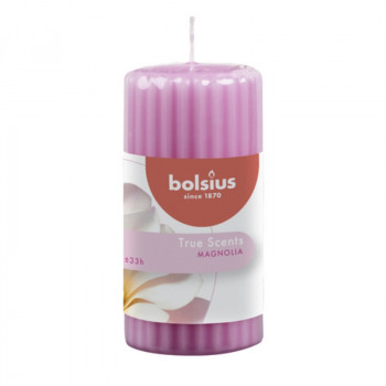 Bolsius True Scents kvapni cilindrinė žvakė Ø58 x 120 mm, magnolija