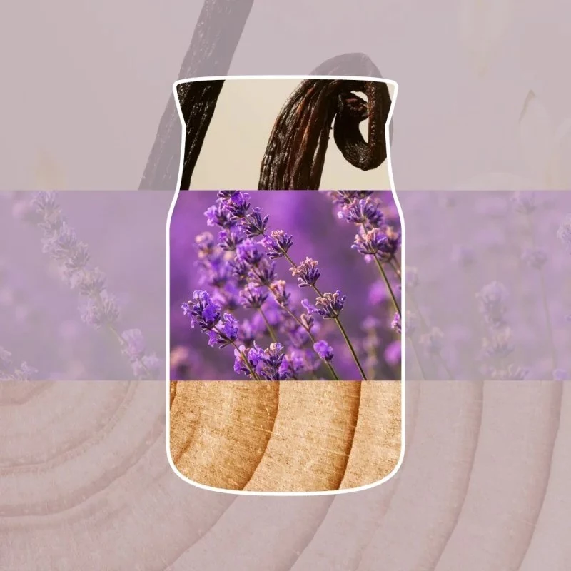 Yankee Candle Dried Lavender & Oak žvakė, vidutinė