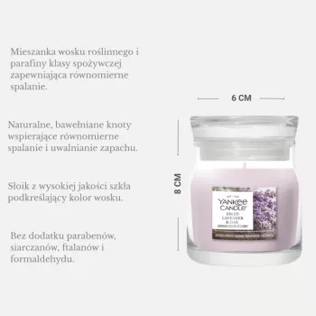 Yankee Candle Dried Lavender & Oak žvakė, maža