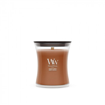 WoodWick Radiant Amber žvakė, vidutinė
