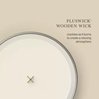 WoodWick White Teak žvakė, didelė, 610 g