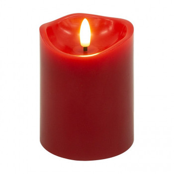 Goobay LED vaškinės žvakės, 10 cm, raudonos