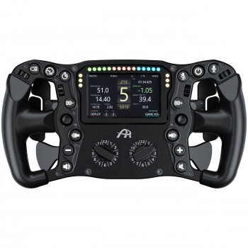 Ascher Racing Ultimate Black Edition lenktynių simuliatoriaus vairas