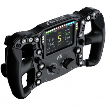 Ascher Racing Ultimate Black Edition lenktynių simuliatoriaus vairas