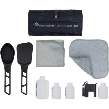Sea To Summit Camp Kitchen Tool Kit su buteliukais, 10 dalių