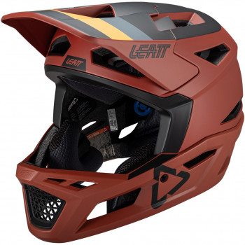 Leatt MTB Gravity 4.0 V25 pilno veido dviračio šalmas, Lava, M