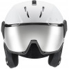 UVEX Instinct Visor slidinėjimo šalmas, juodas/baltas, 53-55 cm (56/6/260/50)
