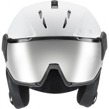 UVEX Instinct Visor slidinėjimo šalmas, juodas/baltas, 56-58 cm (56/6/260/50)
