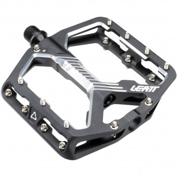 Leatt AllMtn 6.0 Flat dviračio pedalai, siaura platforma 114x100 mm, juodi