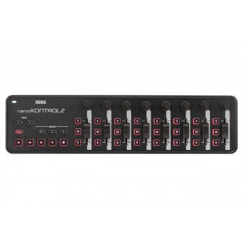 Korg nanoKONTROL2 USB MIDI valdiklis, juodas