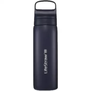 LifeStraw Go 2.0 nerūdijančio plieno vandens filtravimo butelis, 532 ml (18 oz)