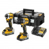 DeWalt DCK2050H2T-QW elektrinių įrankių rinkinys DCD805 + DCF850, 18 V, 2 x 5.0 Ah akumuliatoriai