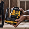 DeWalt DCLE34031D1-QW 3x360° kryžminio linijinio lazerio nivelyras, žalias, 40 m, 18 V, 2 Ah akumuliatorius, TSTAK dėklas