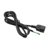 Akyga AK-OT-10C IEC C14 maitinimo kabelis su atviru galu, 3x 1 mm² varis, 3 m, juodas