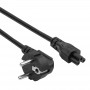 Akyga AK-NB-10C nešiojamojo kompiuterio maitinimo laidas CEE 7/7 į IEC C5, 3x 0,75 mm² varis, 3 m, juodas