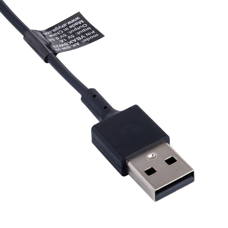 Akyga AK-SW-29 įkrovimo kabelis, skirtas Fitbit Charge 3 / 4, USB-A, 1 m