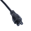 Akyga AK-AG-02A maitinimo kabelis UK BS 1363 (G tipas) – IEC C5, CCA 3 x 0,5 mm², 1,5 m, juodas