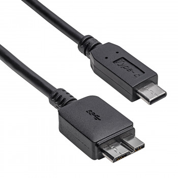 Akyga AK-USB-44 Micro-USB B (M) į USB-C (M) kabelis, USB 3.1, 1 m