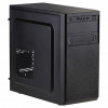 Akyga AK17BK Micro ATX bokšto tipo korpusas, 2x USB 3.0, be maitinimo bloko, juodas