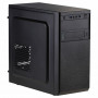 Akyga AK17BK Micro ATX bokšto tipo korpusas, 2x USB 3.0, be maitinimo bloko, juodas
