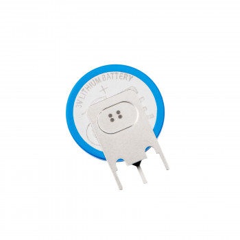 Akyga AKY1086 CR2032 PP3A ličio baterija 3 V 210 mAh su 3 išvadais, 4 mm žingsnis (THT)