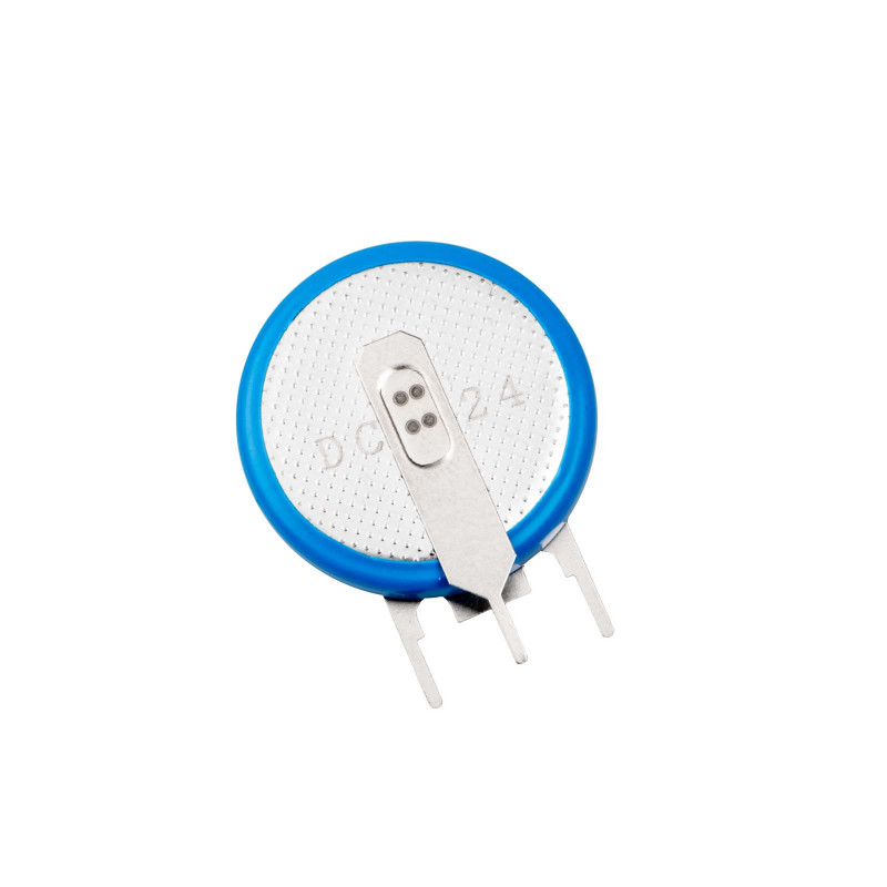 Akyga AKY1086 CR2032 PP3A ličio baterija 3 V 210 mAh su 3 išvadais, 4 mm žingsnis (THT)