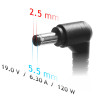Akyga AK-ND-44 nešiojamojo kompiuterio įkroviklis 19 V / 6,3 A, 120 W, 5,5 x 2,5 mm, 1,2 m