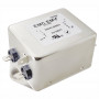 Akyga EN2070-10-F vienfazis EMI filtras 10 A, 120–250 V AC, 50/60 Hz, 6,3 mm jungtys