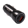 Automobilinis įkroviklis 12/24V Akyga AK-CH-16 36W USB-A + USB-C PD Quick Charge 3.0 5-12V / 1.5-3A juodas