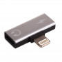 Akyga AK-AD-64 adapteris Lightning (m) į 2x Lightning (f), sidabrinis